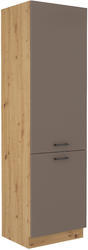 Vysoká lednicová skříň BOLONIA artisan/truffle grey 60 LO-210 2F - 1/5