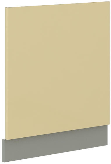 Dvířka na myčku KARMEN krémový lesk / šedá ZM 570x596  - 1
