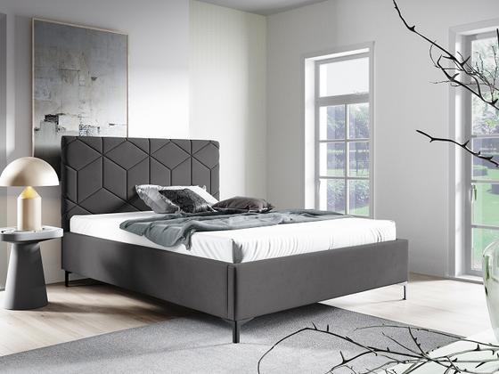 Čalouněná postel Slim 35 se zvedacím kovovým roštem  - 10