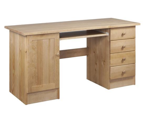 Psací stůl III Modern, 60 x 150 cm, masiv borovice  - 2