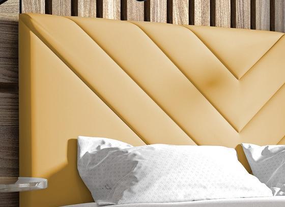 Čalouněná postel Slim 22 s dřevěným roštem  - 2