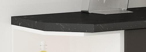 Kuchyňská pracovní deska 3,8 cm pro regál 30 D ZAK, levá strana  - 2