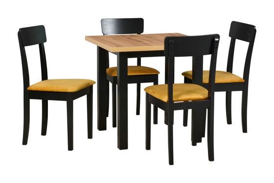 Jídelní set 1+4, stůl Max 8 a bukové židle Hugo 1  - 2