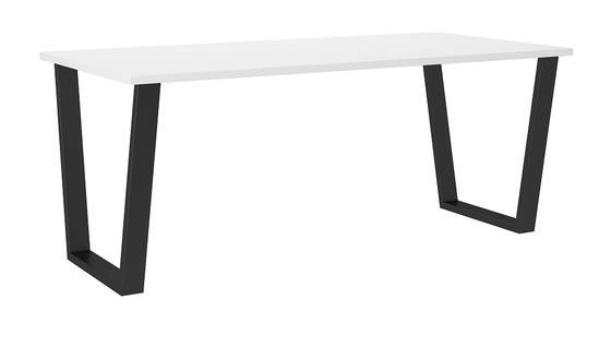 Jídelní stůl CEZAR bílý 185 x 67 cm  - 2