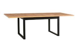 Stůl rozkládací jídelní IKON 3L, 92 x 160/240 cm, kovové nohy - 2/3