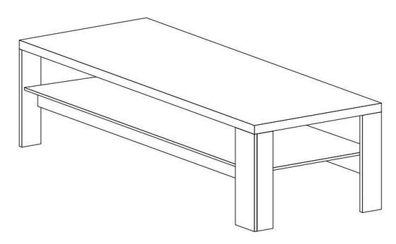 Konferenční stůl N20 Jarstol NATURAL dub ribbeck  - 2