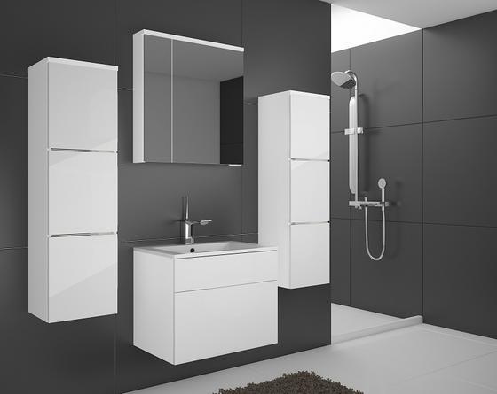 Koupelnová sestava Porto  bílý lesk / bílá matná skladem  - 2