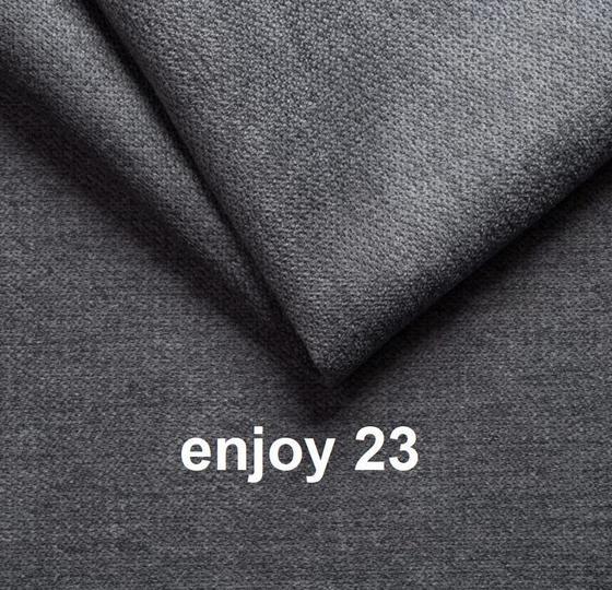 Rohová sedací souprava PRIMO MINI, v šedé látce Enjoy 23 skladem pravý roh, 270 x 195 cm  - 2
