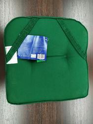 Sedák čalouněný, zelený, látka s nehořlavou úpravou,, 48 x 49 x 6 cm - 2/4