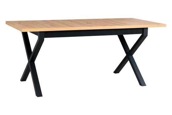 Stůl rozkládací jídelní IKON 1, 80 x 140/180 cm, kovové nohy  - 2