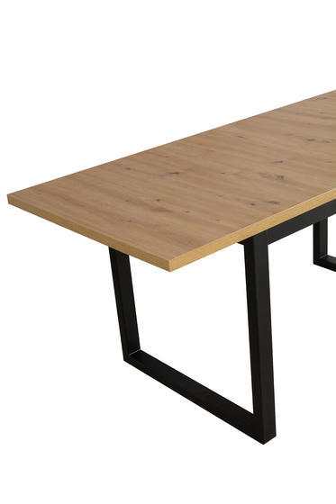 Stůl rozkládací jídelní IKON 3L, 92 x 160/240 cm, kovové nohy  - 3