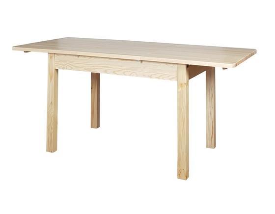 Stůl jídelní borovicový rozkládací, 75 x 120 / 168 cm  - 3