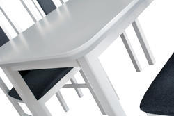 Stůl jídelní rozkládací Max 4 bílý, 70 x 120/150 cm - 3/5