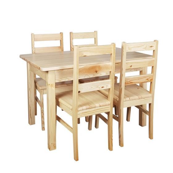 Stůl jídelní borovicový rozkládací, 75 x 120 / 168 cm  - 4