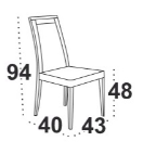 Čalouněná jídelní židle Bos 14, v provedení olše a hnědé látce skladem  - 4