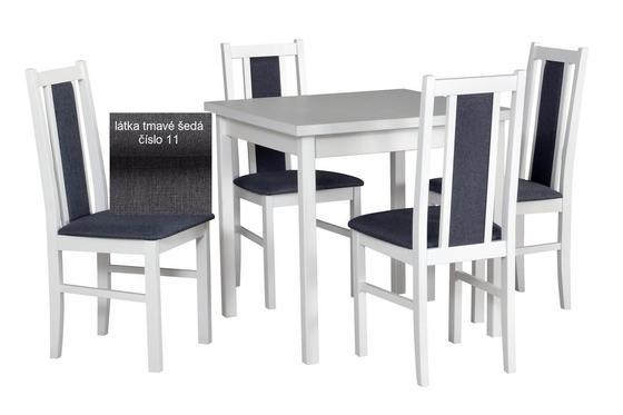 Jídelní set 1+4, stůl MAX 9 a bukové židle BOS 14  - 5