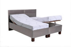 180 postel čalouněná Duo bed s úložným prostorem a lamelovým roštem, cena včetně 2 x matrace MIAMI 90 x 200 cm, v šedé látce Paris 05 skladem - 5/7