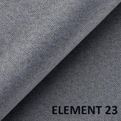 Rohova sedací souprava Winston v šedé látce Element 23, 255 x 100 x 232 cm, pravý roh skladem - 6/6