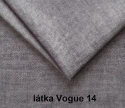 Sedací souprava LARS v světle šedé látce Vogue 14, 270 x 185 cm, skladem - 7/8