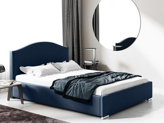 Čalouněná postel Slim 23 s dřevěným roštem  - 9